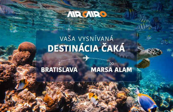 Zažite Marsa Alam a leťte do Egypta s Air Cairo