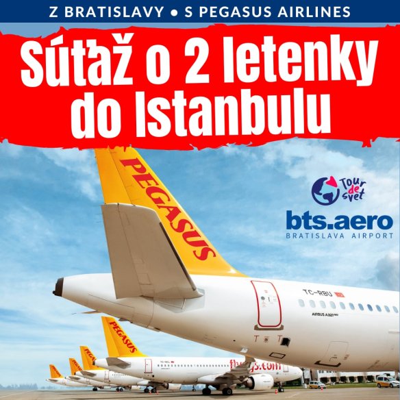 Súťaž o 2 letenky z Bratislavy do Istanbulu