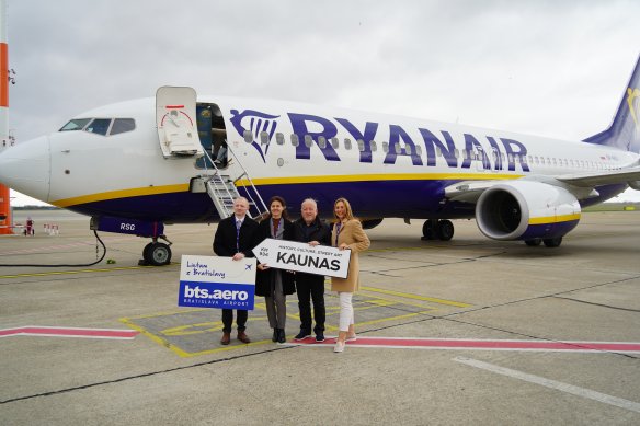 The regular flight connection Bratislava – Kaunas has started