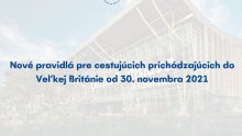 Aktualizované podmienky pre vstup cestujúcich do Veľkej Británie od 30. novembra 2021