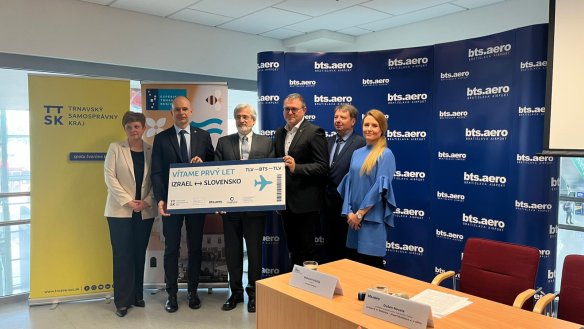 Bratislava Joins Piešťany in Offering Flights from Tel Aviv