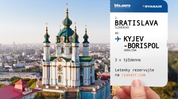 Z Bratislavy pribudne nová letecká linka do Kyjeva-Borispolu