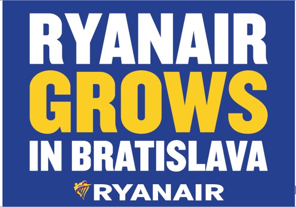 Ryanair otvára 5 nových liniek z Bratislavy a rozširuje svoju základňu