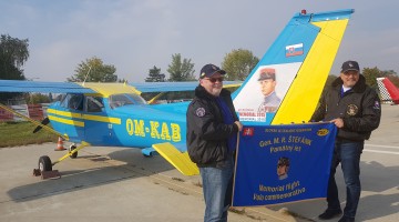 Piloti ultraľahkých lietadiel si v BTS uctili M. R. Štefánika