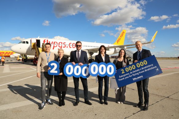 Letisko M. R. Štefánika už odbavilo 2 000 000 cestujúcich
