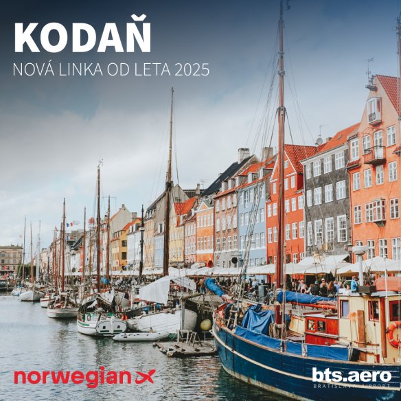 Dopravca Norwegian otvorí priamu linku z Bratislavy do Kodane