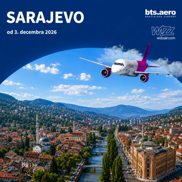 Wizz Air pridáva novú linku do Sarajeva