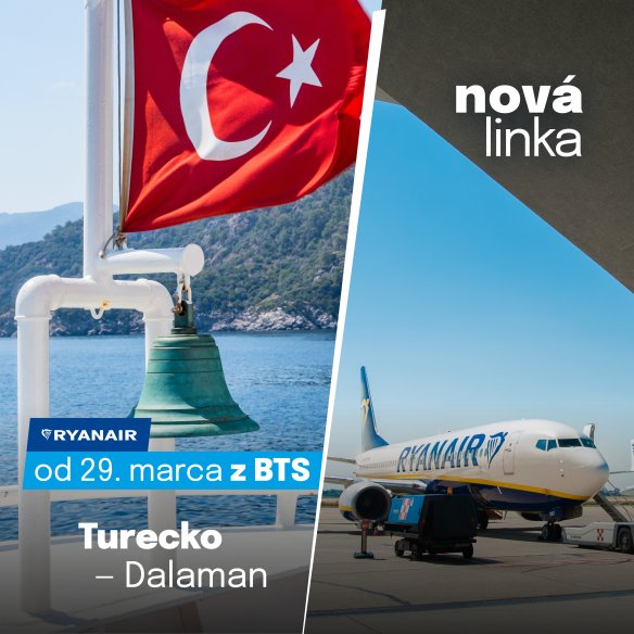 Od dnes je možné z letiska v Bratislave letieť do Turecka aj Bulharska