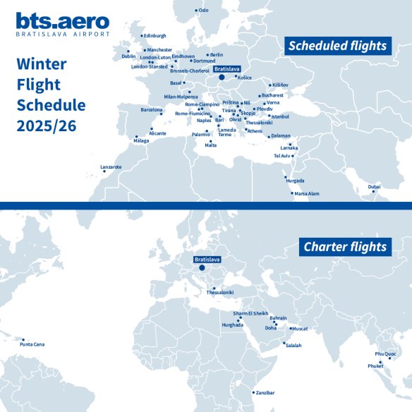 Historic Winter Season at BTS to Offer 49 Regular Routes to 42 Destinations in 22 Countries