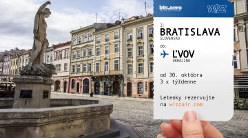 Wizz Air launches new service from Bratislava to Lviv