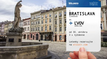 Wizz Air launches new service from Bratislava to Lviv