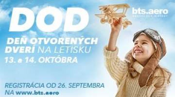 Letisko M. R. Štefánika vás pozýva na Deň otvorených dverí