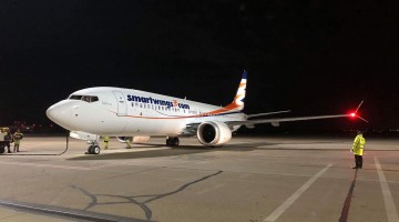 The first arrival of brand-new aircraft type Boeing 737 MAX 8