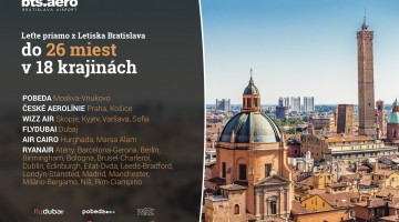 Z Letiska Bratislava počas zimy do 26 destinácií v 18 krajinách