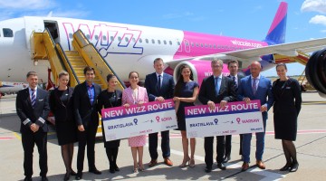 Wizz Air spustil 2 nové linky z BTS do Varšavy a Sofie