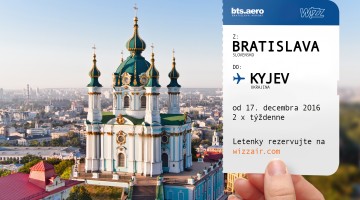 Wizz Air announces Kyiv from Bratislava