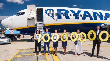 Ryanair celebrates 10m customers in Bratislava